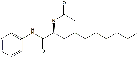 [S,(-)]-2-Acetylamino-N-phenyldecanamide