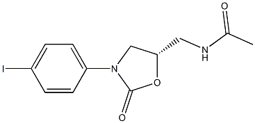 (5S)-5-Acetylaminomethyl-3-[4-iodophenyl]oxazolidin-2-one
