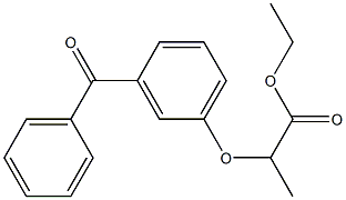 2-(m-Benzoylphenoxy)propionic acid ethyl ester