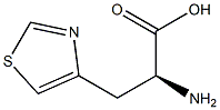 (S)-2-amino-3-(thiazol-4-yl)propanoic acid Structure