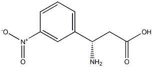 (S)-3-AMINO-3-(3-NITRO-PHENYL)-PROPIONIC ACID ACID Structure