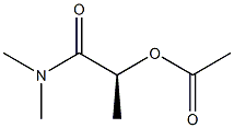 [S,(-)]-2-(Acetyloxy)-N,N-dimethylpropionamide Structure
