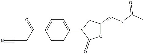 (5S)-5-Acetylaminomethyl-3-[4-cyanoacetylphenyl]oxazolidin-2-one