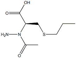 (2S)-2-(Aminomethylcarbonylamino)-3-(propylthio)propionic acid