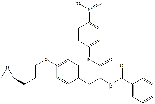 (S)-2-Benzoylamino-N-(4-nitrophenyl)-3-[4-[3-(oxiran-2-yl)propyloxy]phenyl]propionamide