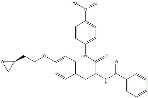 (S)-2-Benzoylamino-N-(4-nitrophenyl)-3-[4-[2-(oxiran-2-yl)ethoxy]phenyl]propionamide|