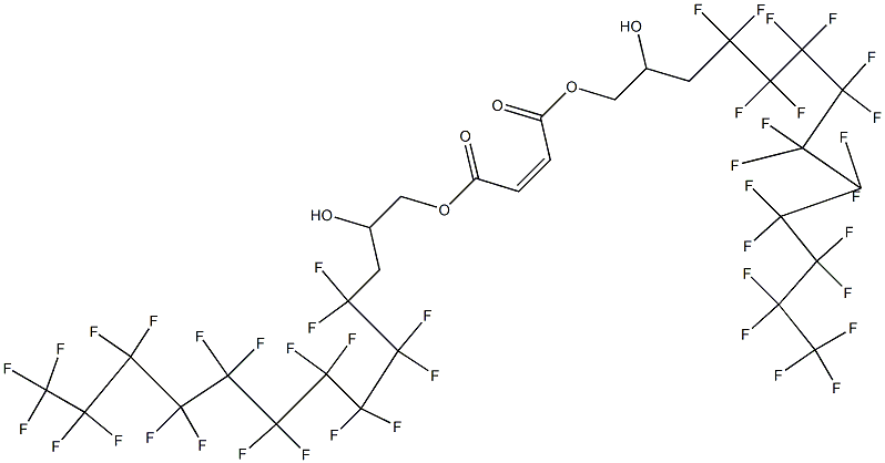 Maleic acid bis[2-hydroxy-3-(henicosafluorodecyl)propyl] ester