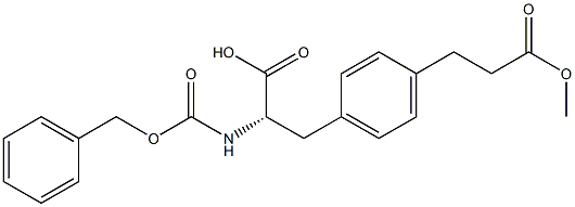 (2S)-2-Benzyloxycarbonylamino-3-[4-(2-methoxycarbonylethyl)phenyl]propionic acid