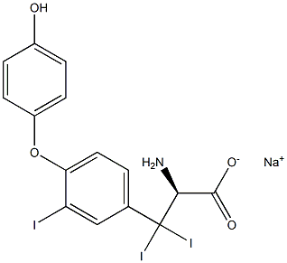 (S)-2-Amino-3-[4-(4-hydroxyphenoxy)-3-iodophenyl]-3,3-diiodopropanoic acid sodium salt