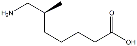 [S,(-)]-7-Amino-6-methylheptanoic acid