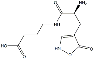 4-[[(S)-2-Amino-3-[(2,5-dihydro-5-oxoisoxazol)-4-yl]propanoyl]amino]butanoic acid