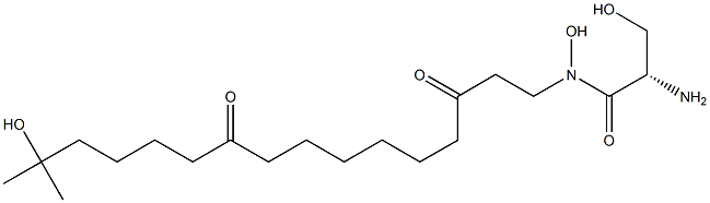 (2S)-2-Amino-N,3-dihydroxy-N-(3,10-dioxo-15-hydroxy-15-methylhexadecyl)propanamide