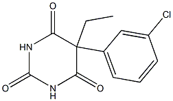 5-(m-Chlorophenyl)-5-ethyl-2,4,6(1H,3H,5H)-pyrimidinetrione