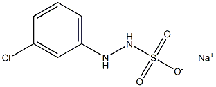 2-(m-Chlorophenyl)hydrazinesulfonic acid sodium salt