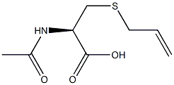 S-ALLYL-N-ACETYLCYSTEINE Structure