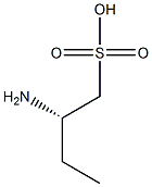 [S,(+)]-2-Amino-1-butanesulfonic acid Structure