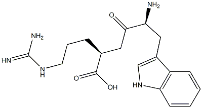 (2S)-5-[(Aminoiminomethyl)amino]-2-[(S)-4-(1H-indol-3-yl)-3-amino-2-oxobutyl]pentanoic acid