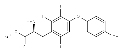 (S)-2-Amino-3-[4-(4-hydroxyphenoxy)-2,3,6-triiodophenyl]propanoic acid sodium salt