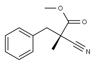 [S,(+)]-2-Benzyl-2-cyanopropionic acid methyl ester