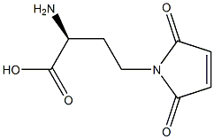 (2S)-2-Amino-4-(2,5-dioxo-3-pyrrolin-1-yl)butanoic acid Structure