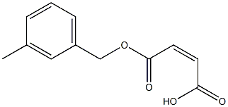 Maleic acid hydrogen 1-(m-methylbenzyl) ester