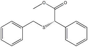 [S,(+)]-(Benzylthio)phenylacetic acid methyl ester Structure