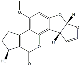(1S,6aS,9aR)-2,3,6a,9a-Tetrahydro-1-hydroxy-4-methoxycyclopenta[c]furo[3',2':4,5]furo[2,3-h][1]benzopyran-11(1H)-one
