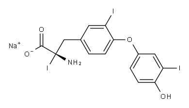 (S)-2-Amino-3-[4-(4-hydroxy-3-iodophenoxy)-3-iodophenyl]-2-iodopropanoic acid sodium salt