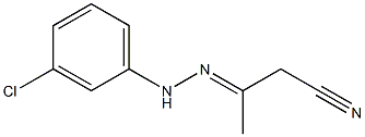 3-[2-(m-Chlorophenyl)hydrazono]butyronitrile