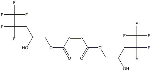 Maleic acid bis(4,4,5,5,5-pentafluoro-2-hydroxypentyl) ester