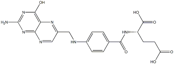 (2S)-2-[(4-{[(2-amino-4-hydroxy-6-pteridinyl)methyl]amino}benzoyl)amino]pentanedioic acid