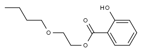 Salicylic acid 2-butoxyethyl ester Structure