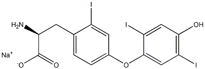 (S)-2-Amino-3-[4-(4-hydroxy-2,5-diiodophenoxy)-2-iodophenyl]propanoic acid sodium salt