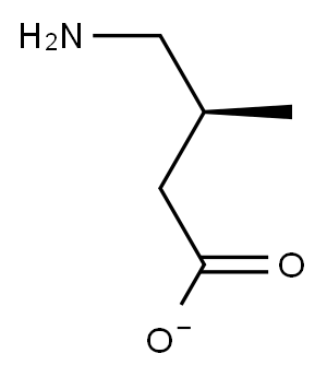 (S)-4-Aminio-3-methylbutyric acid anion
