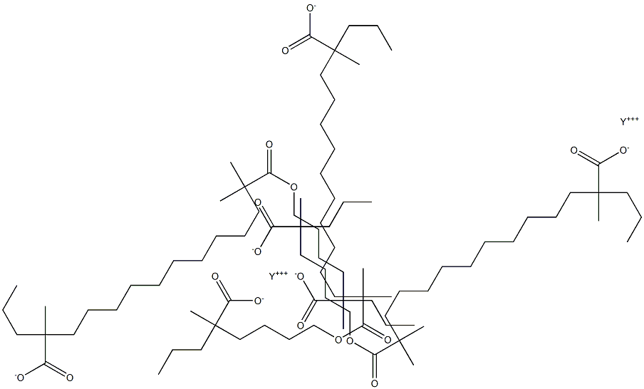 Yttrium 2,2-dimethyloctanoate=bis(2-methyl-2-propylhexanoate)