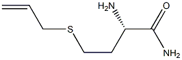 [S,(-)]-4-Allylthio-2-aminobutyramide Structure