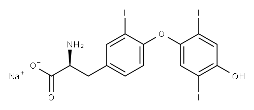 (S)-2-Amino-3-[4-(4-hydroxy-2,5-diiodophenoxy)-3-iodophenyl]propanoic acid sodium salt
