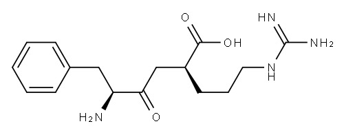 (2S)-5-[(Aminoiminomethyl)amino]-2-[(S)-3-amino-4-phenyl-2-oxobutyl]pentanoic acid