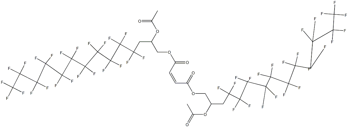 Maleic acid bis(2-acetyloxy-4,4,5,5,6,6,7,7,8,8,9,9,10,10,11,11,12,12,13,13,14,14,14-tricosafluorotetradecyl) ester