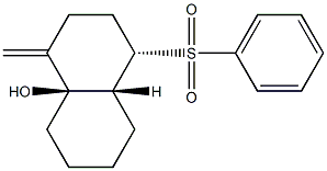 (4S,4aR,8aR)-8a-Hydroxy-1-methylene-4-(phenylsulfonyl)decahydronaphthalene