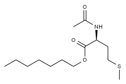 (S)-2-Acetylamino-4-(methylthio)butyric acid heptyl ester