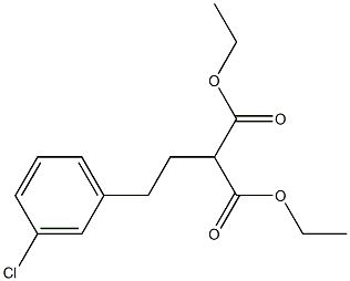 2-[2-(m-Chlorophenyl)ethyl]malonic acid diethyl ester
