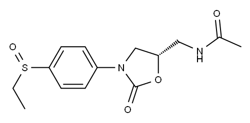 (5S)-5-Acetylaminomethyl-3-(4-ethylsulfinylphenyl)oxazolidin-2-one