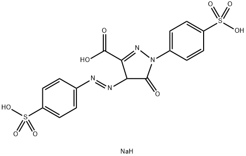 Trinatrium-5-hydroxy-1-(4-sulfophenyl)-4-(4-sulfophenylazo)pyrazol-3-carboxylat
