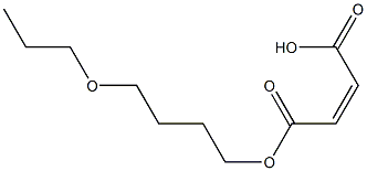 Maleic acid hydrogen 1-(4-propoxybutyl) ester
