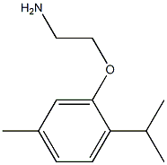 2-(5-methyl-2-propan-2-yl-phenoxy)ethanamine Struktur