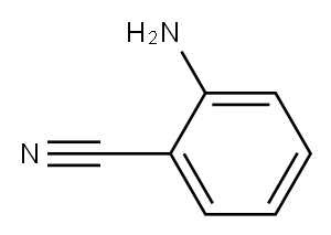 对氨基苯甲腈, , 结构式