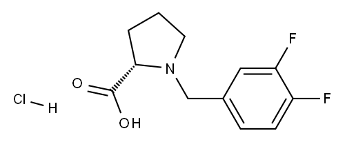(S)-alpha-(3,4-difluoro-benzyl)-proline hydrochloride|