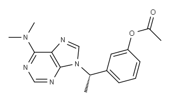 9-[(S)-1-(3-Acetyloxyphenyl)ethyl]-N,N-dimethyl-9H-purin-6-amine