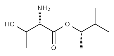 (2S)-2-Amino-3-hydroxybutanoic acid (S)-1,2-dimethylpropyl ester Structure